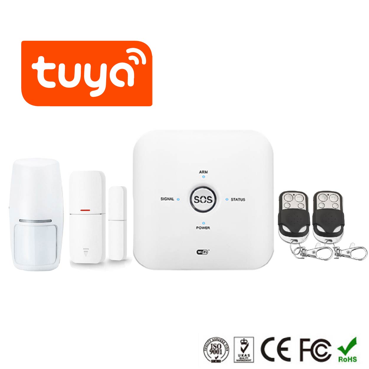 Alarma de Casa Tuya Smart Wifi + GSM + Linea Telefonica Híbrida Seguridad  Para Casa Oficina Negocio