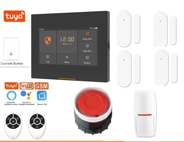 Sistema de alarma GSM Smart Life Wifi, Control remoto inalámbrico
